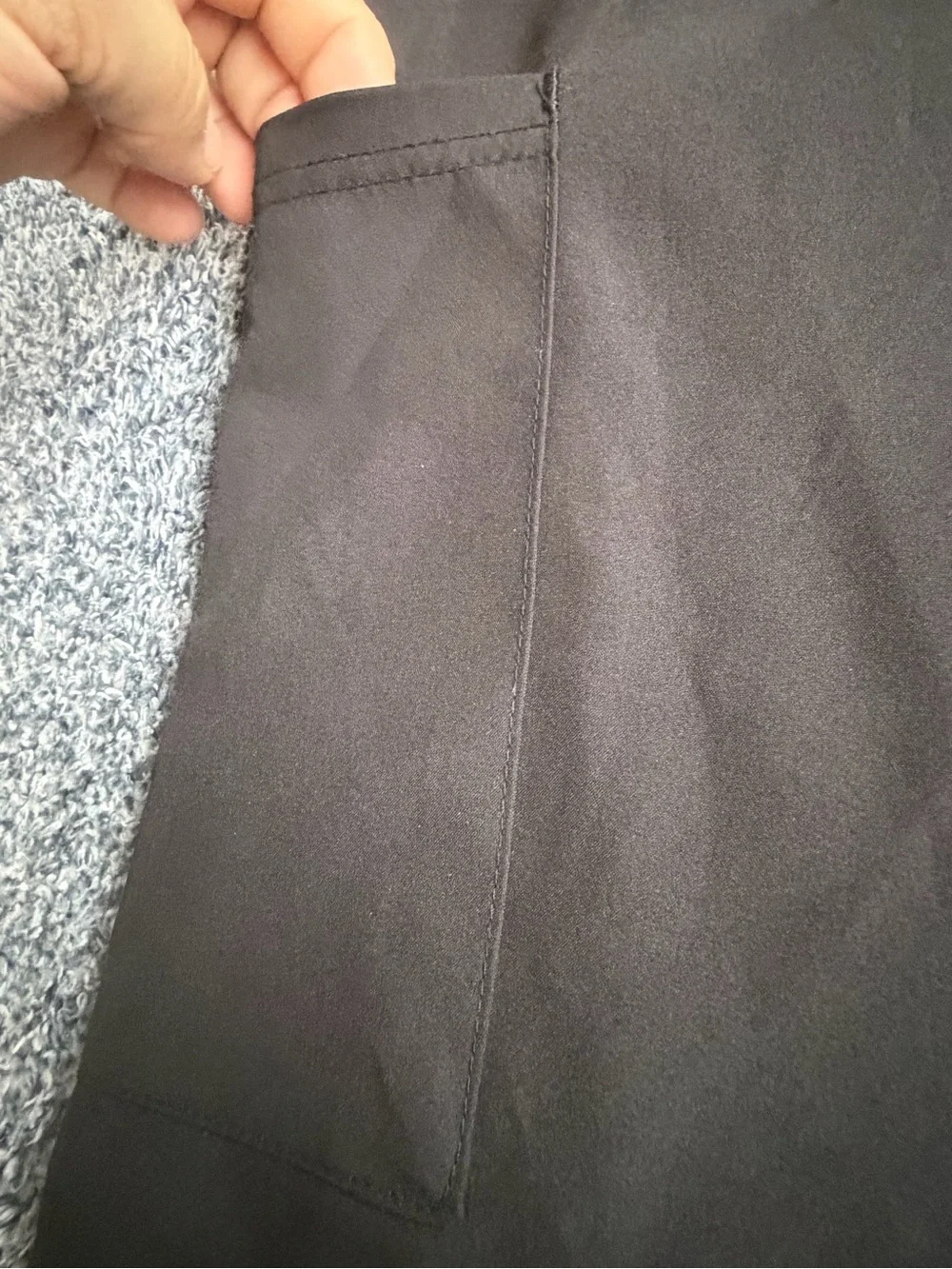 Women's Black Drawstring Cargo Crop Pants